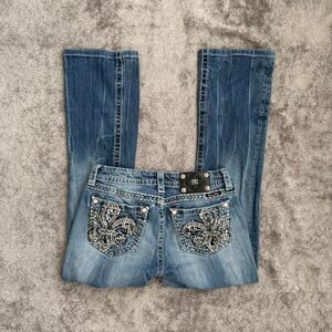Y2k Miss Me blue bootcut jeans low rise